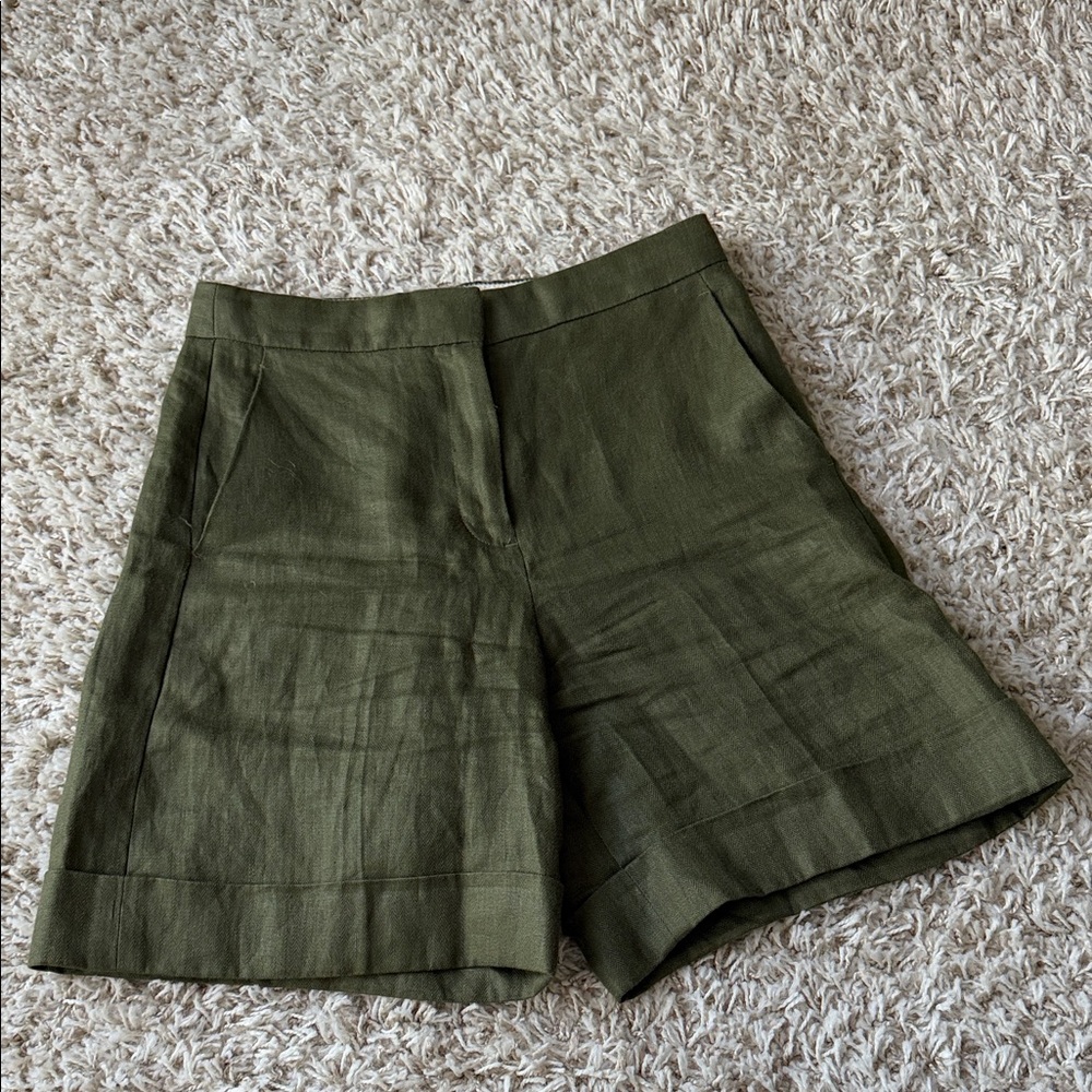 J. Crew Forest Green Women's Bermudas